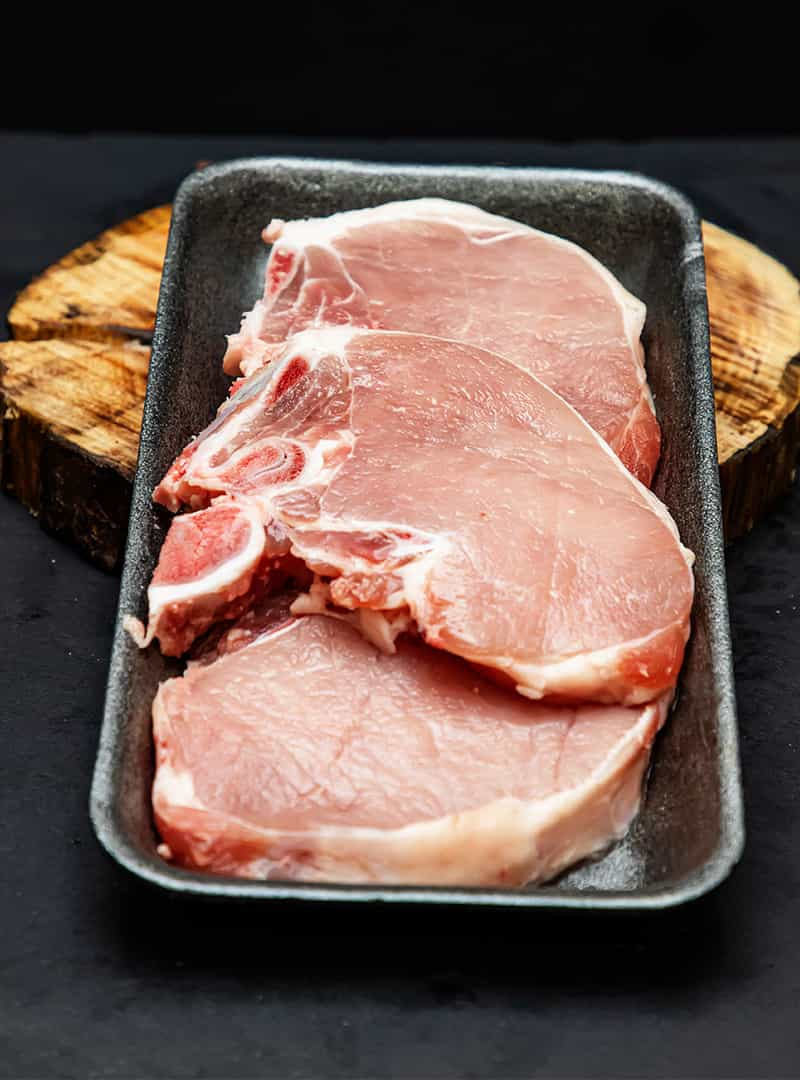 Chuletero de cerdo blanco 8’99€/kg (1kg-1.5kg por unidad)