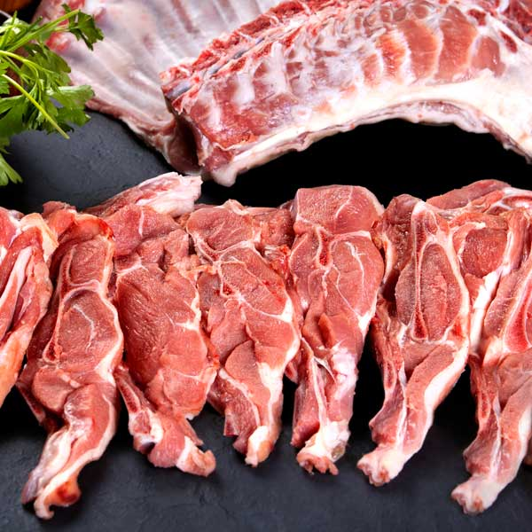 Chuletas de recental 35,99€/kg (1kg-1.5kg por unidad)