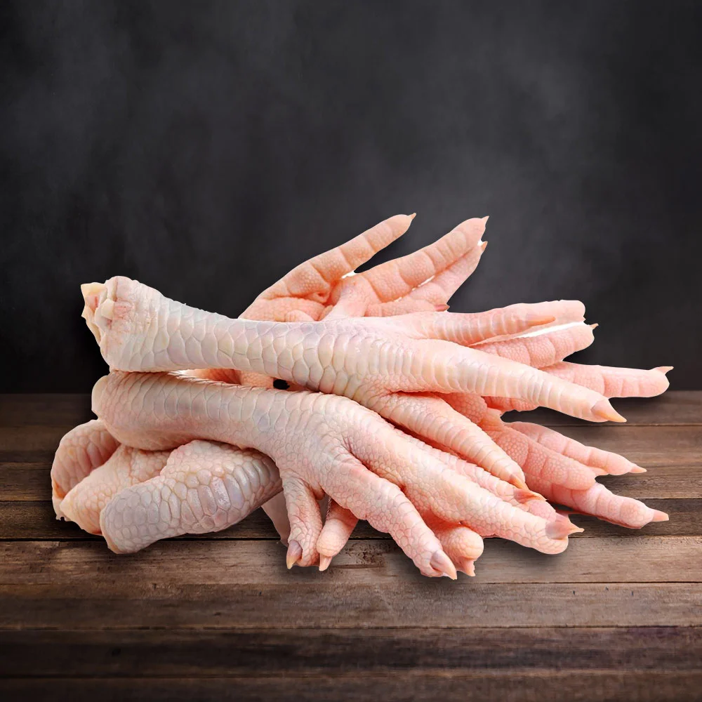 Patas de pollo 2’99€/kg (800g-1kg por unidad)