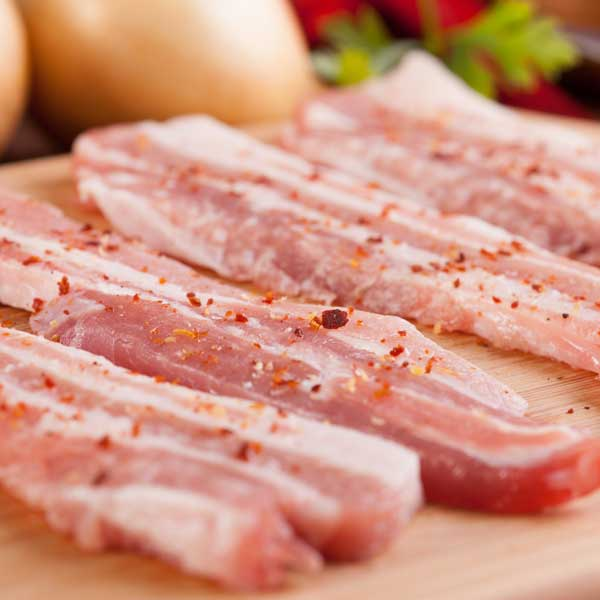 Panceta fresca 7’99€/kg (800g-1kg por unidad)