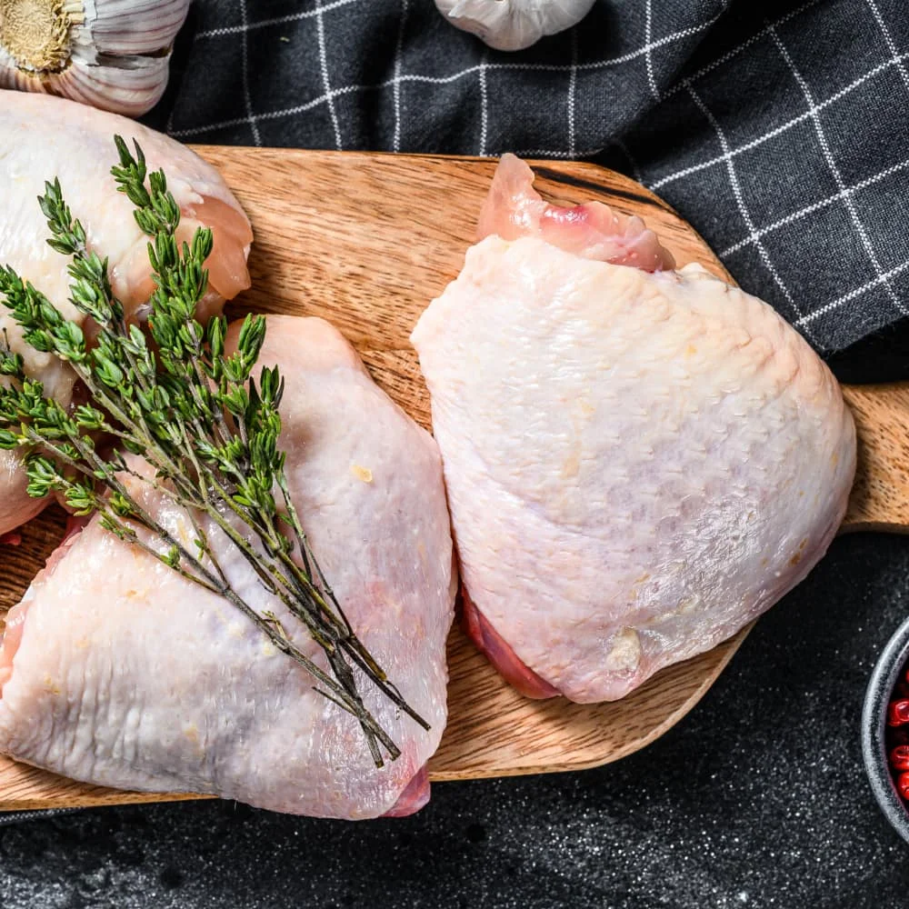 Contramuslo 8,50€/kg (800g-1kg por unidad)