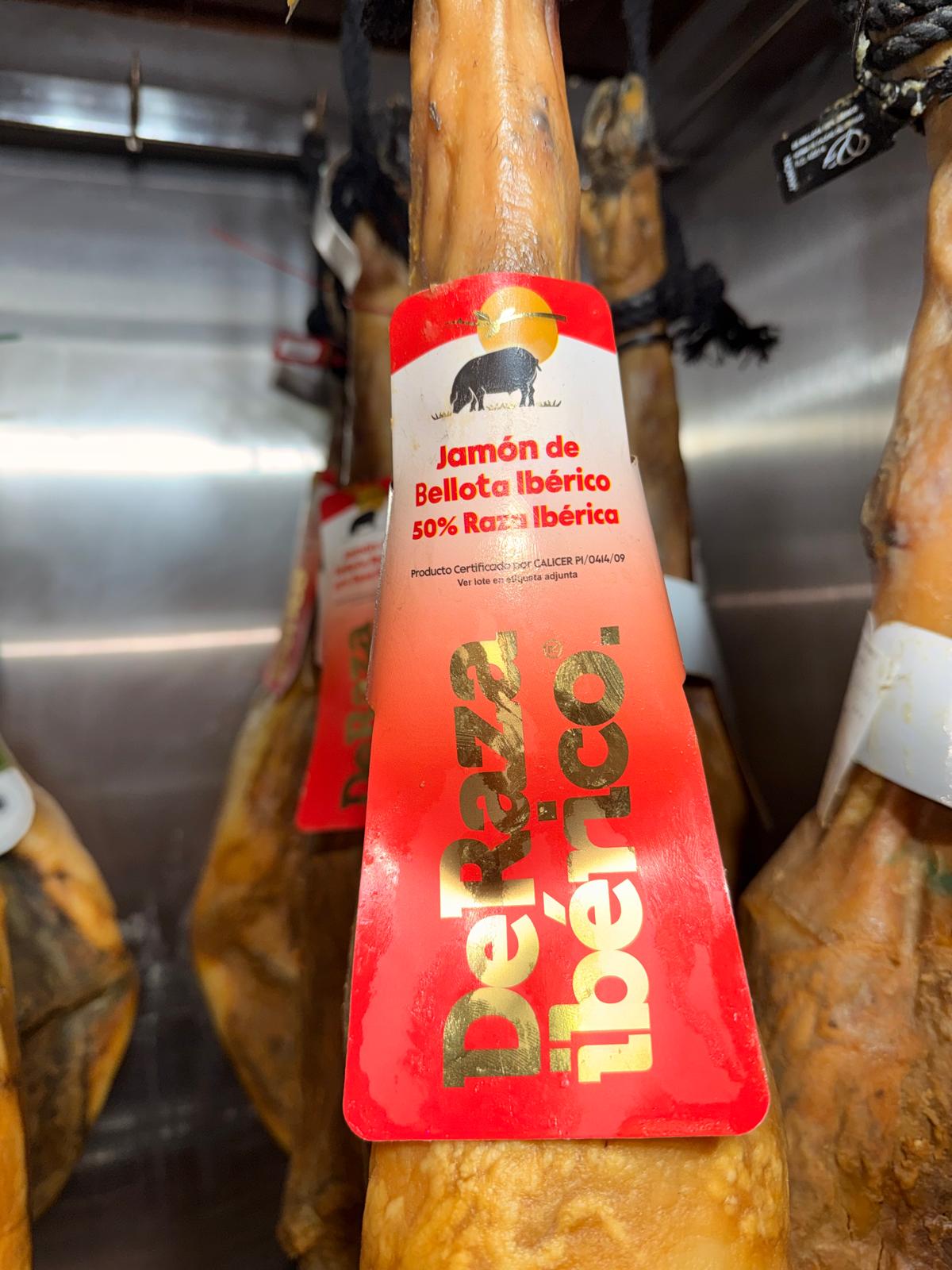 PATA DE JAMÓN DE BELLOTA IBÉRICA 50% RAZA IBÉRICA