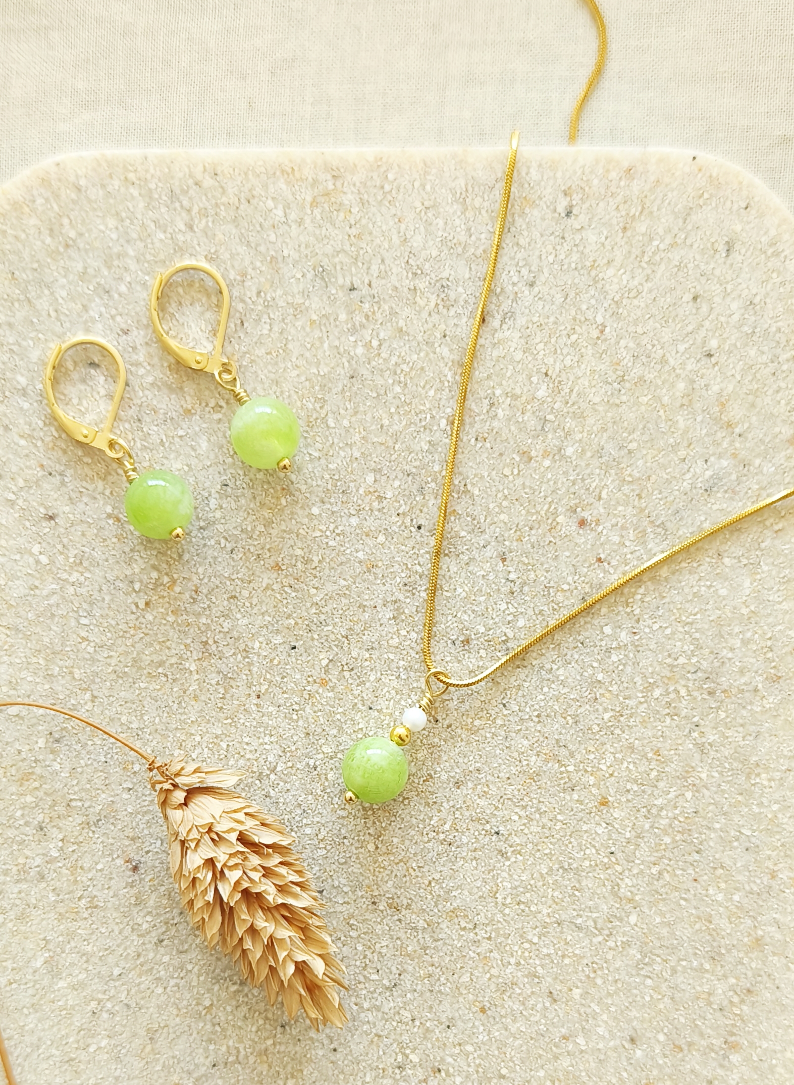 Peridoot sieradenset