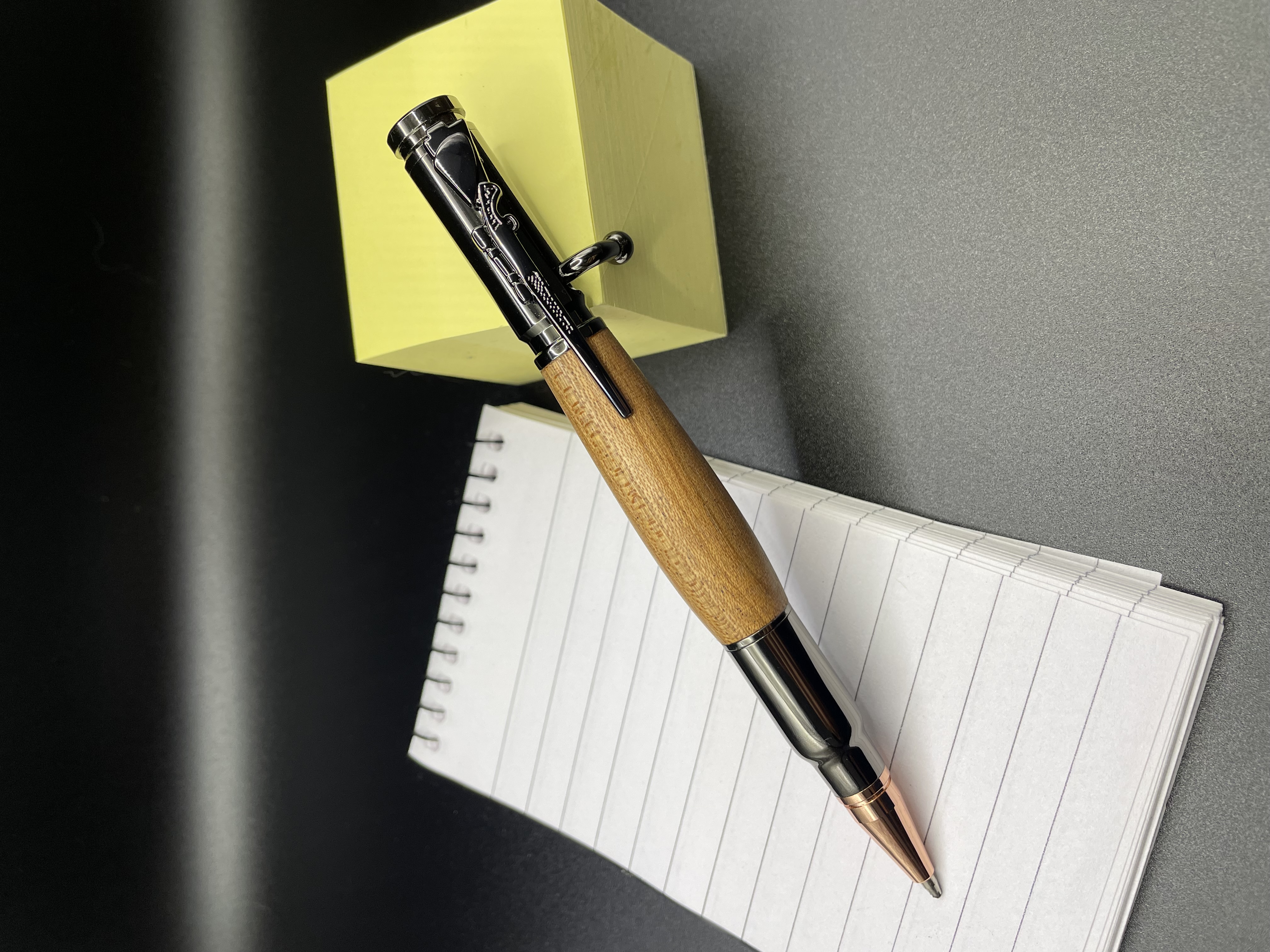 Sapele with Titanium Accents