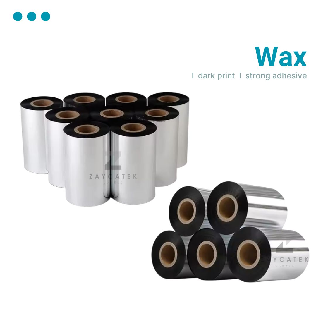 300m High Quality Wax Barcode Thermal Transfer Printer Ribbon