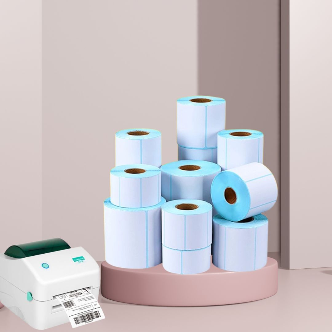 20mmx10mm (700pcs) High Quality Waterproof Thermal Barcode Sticker Paper for Label