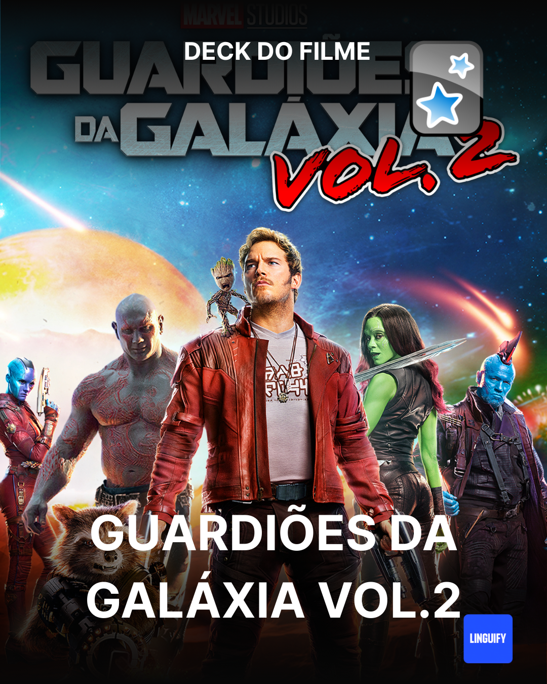 Anki Deck - Guardiões da Galáxia Vol. 2