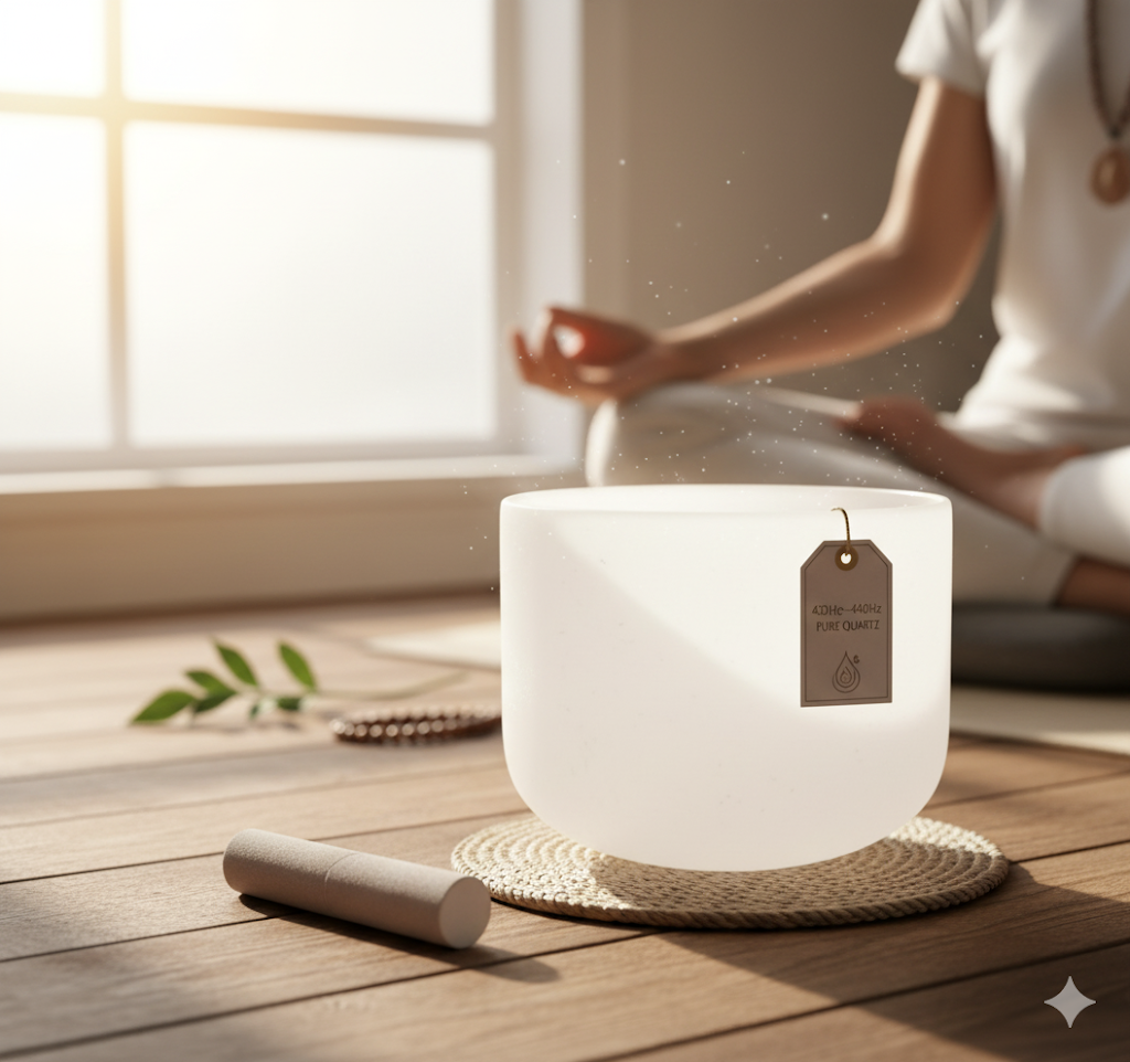 Pure Quartz Singing Bowl