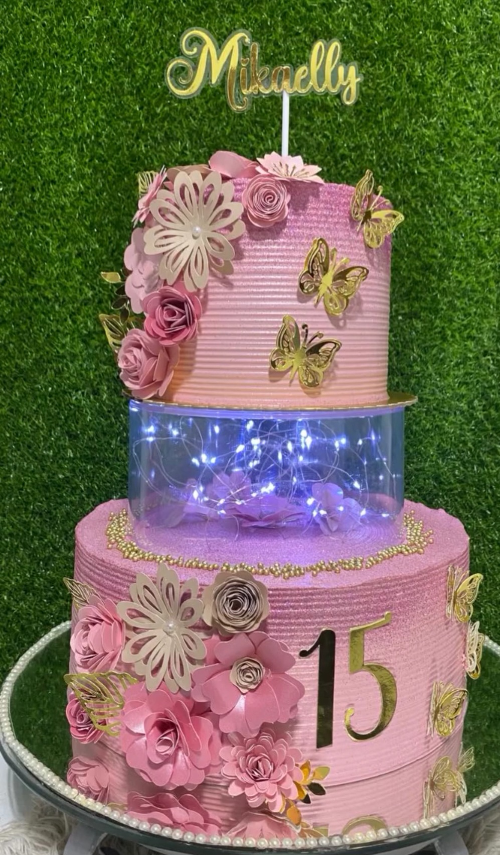 Topo de Bolo Decorativo de 15 Anos