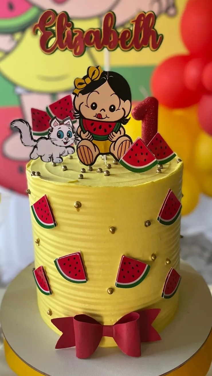 Topo temático da Magali