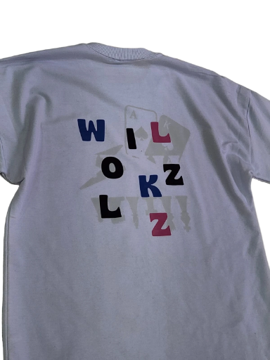 Camiseta oversized Branca Wollkizz