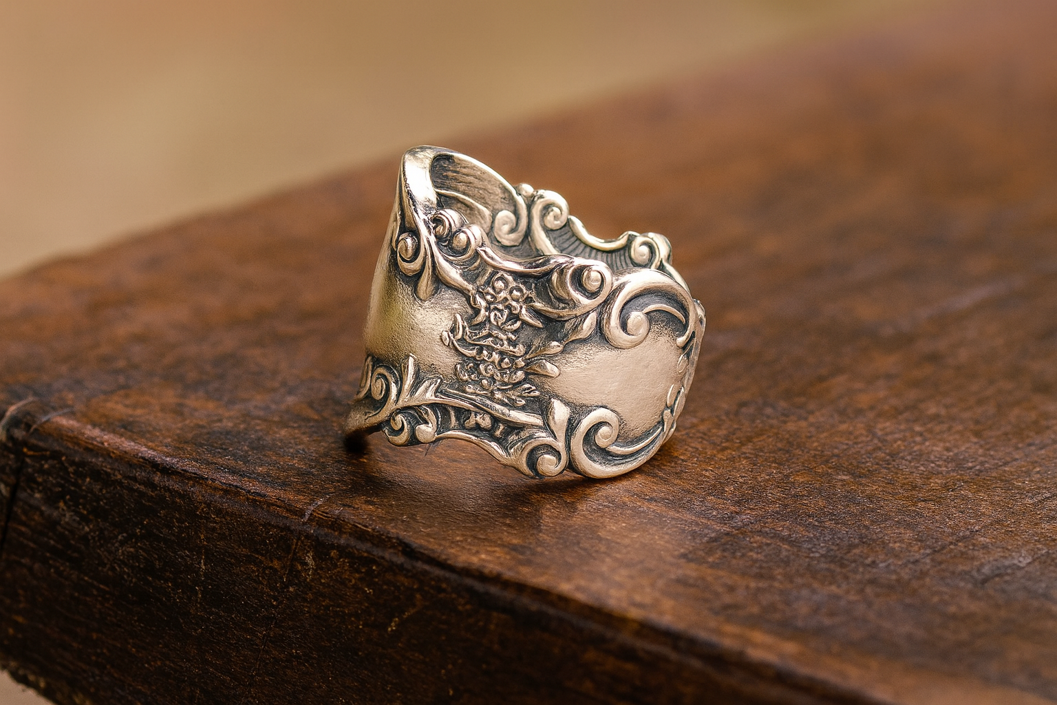 Victorian Elegance Spoon Ring