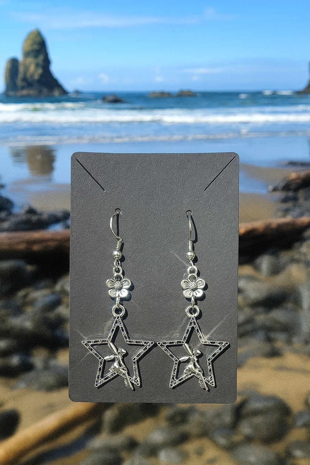 Starlit Fairy Stainless Steel Earrings