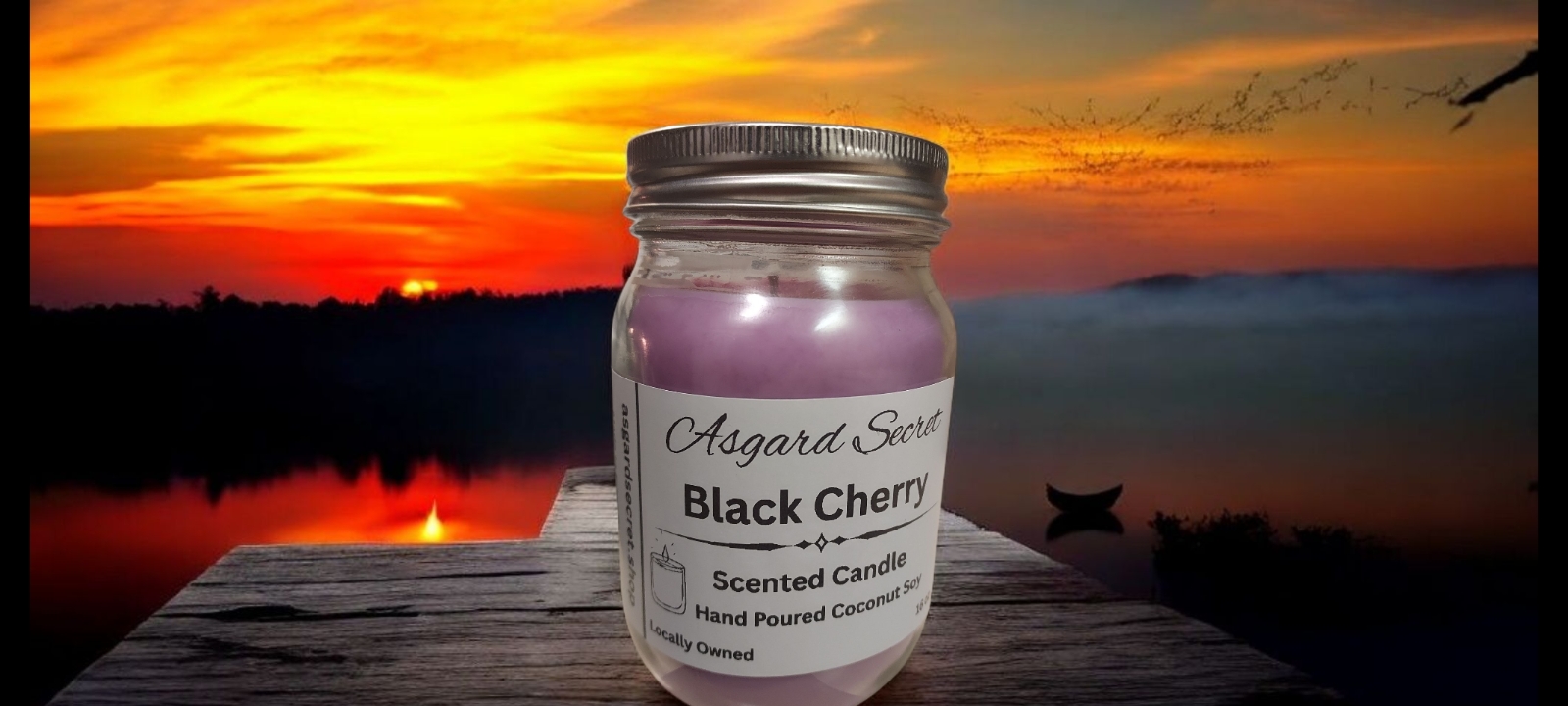Black Cherry Candle – 16 oz