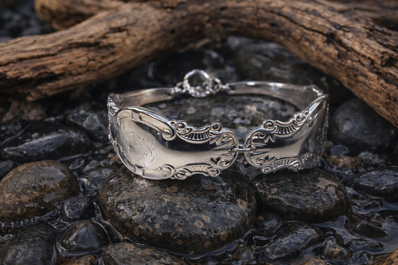 Heirloom Silver Spoon Bracelet