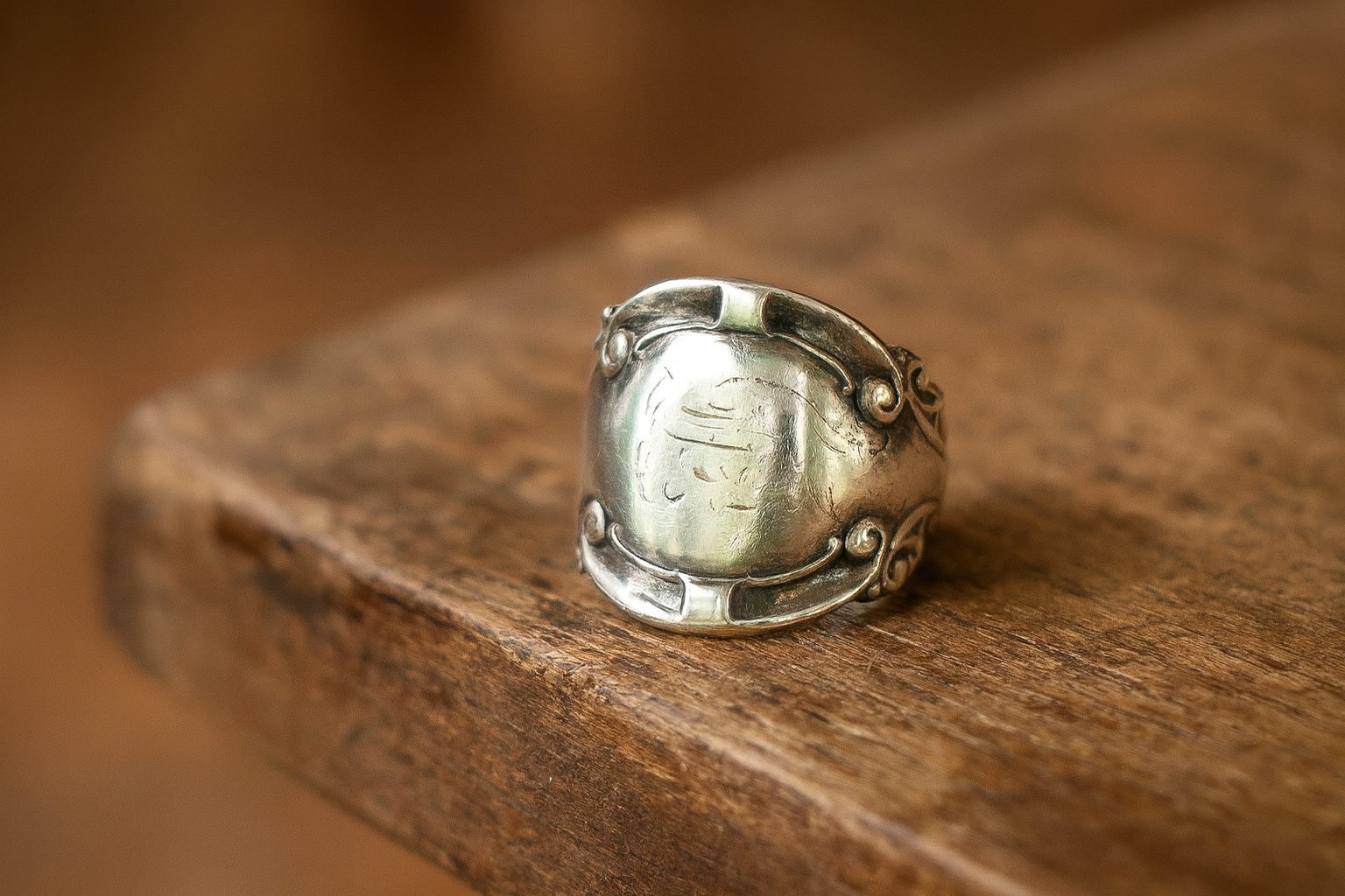 Victorian Elegance Spoon Ring