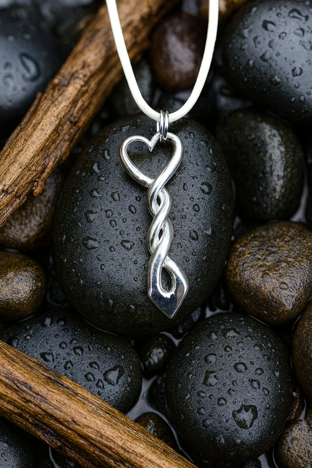 nfinity Heart – Hand-Forged Double-Heart Pendant