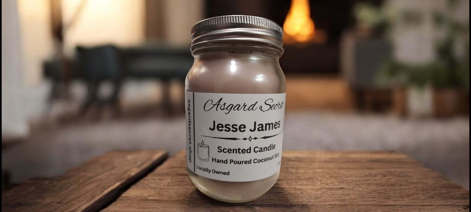 Jesse James – 16 oz Premium Coconut Soy Candle