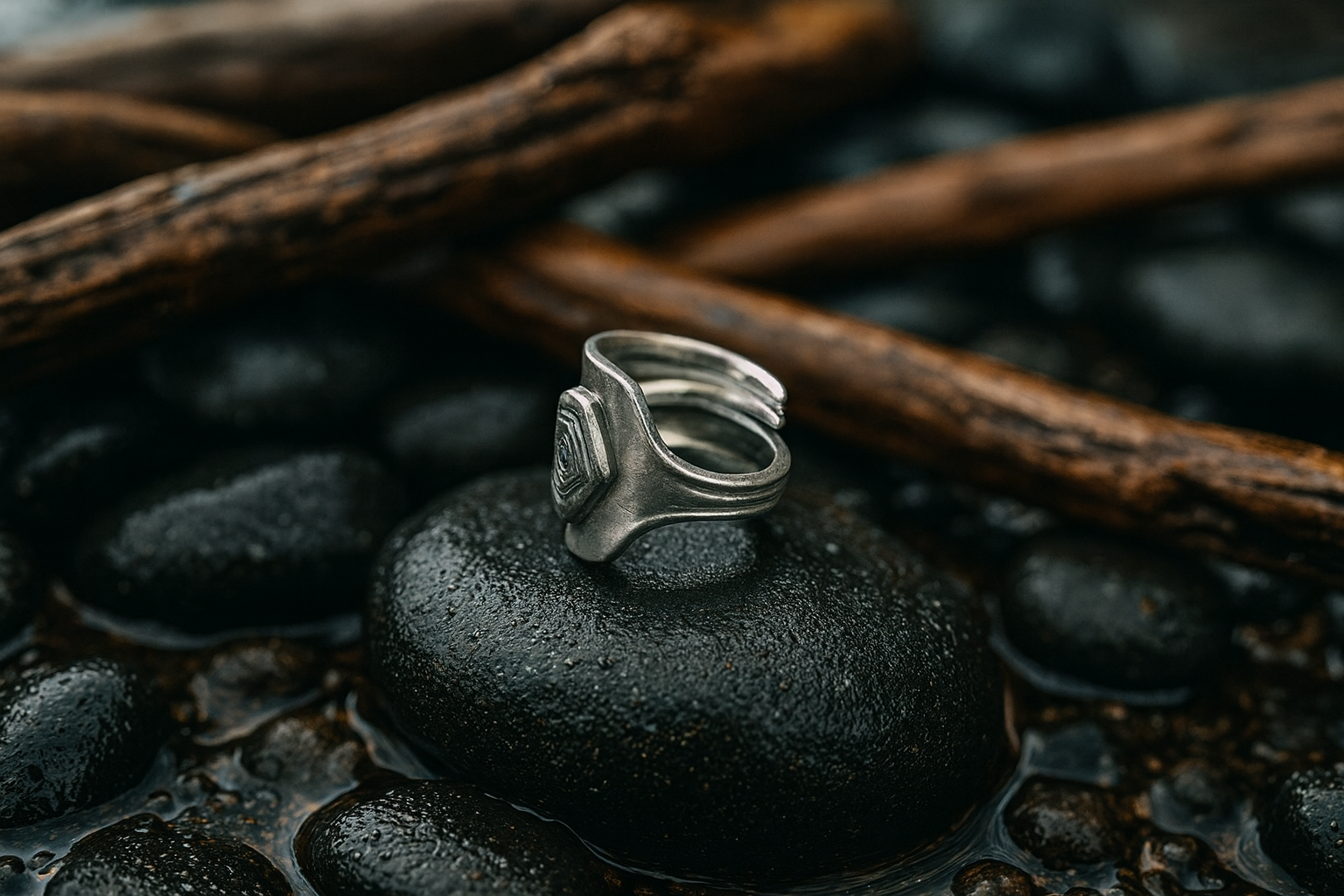  Vintage Fork Ring size 8.50