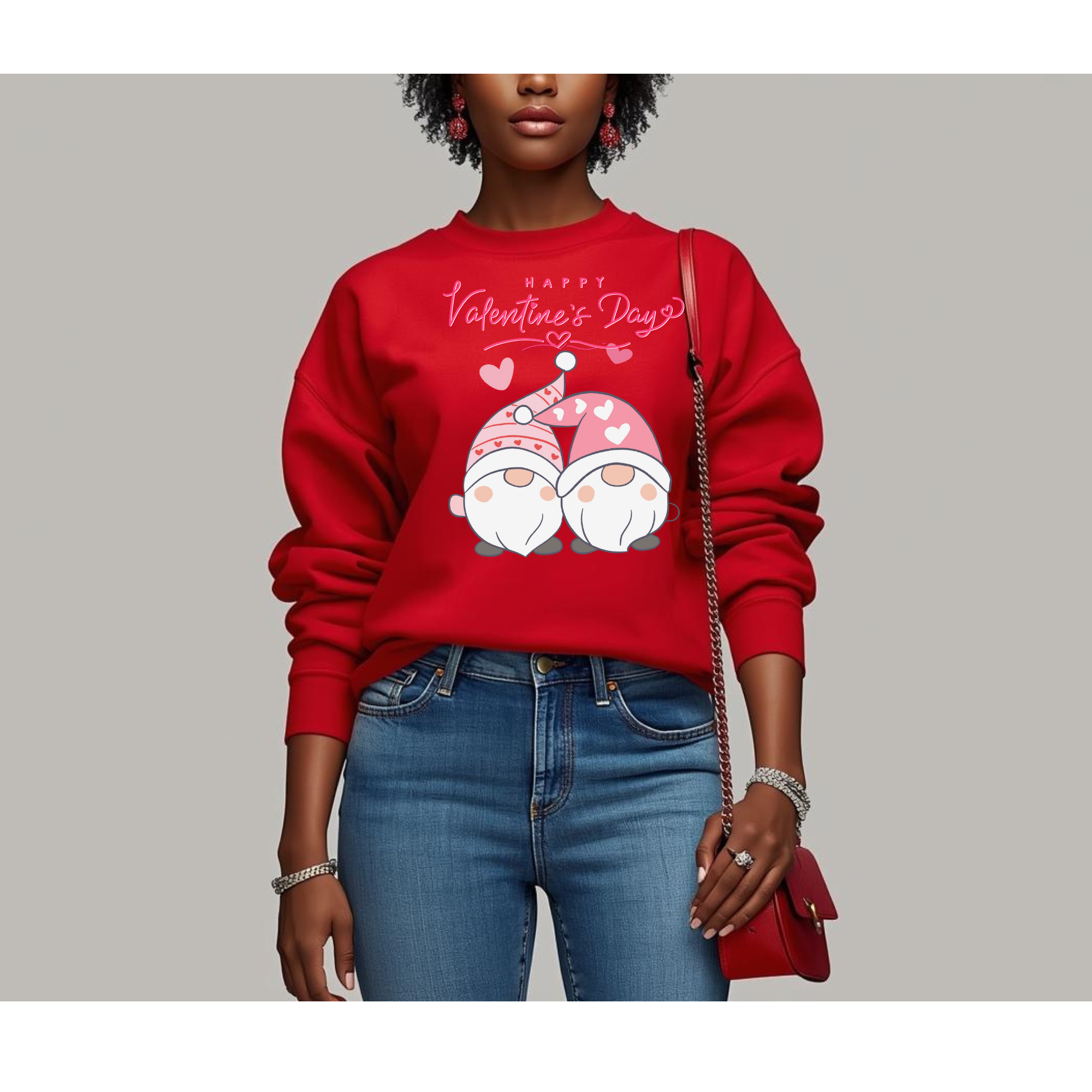 Valentine's Day Red Sweatshirt