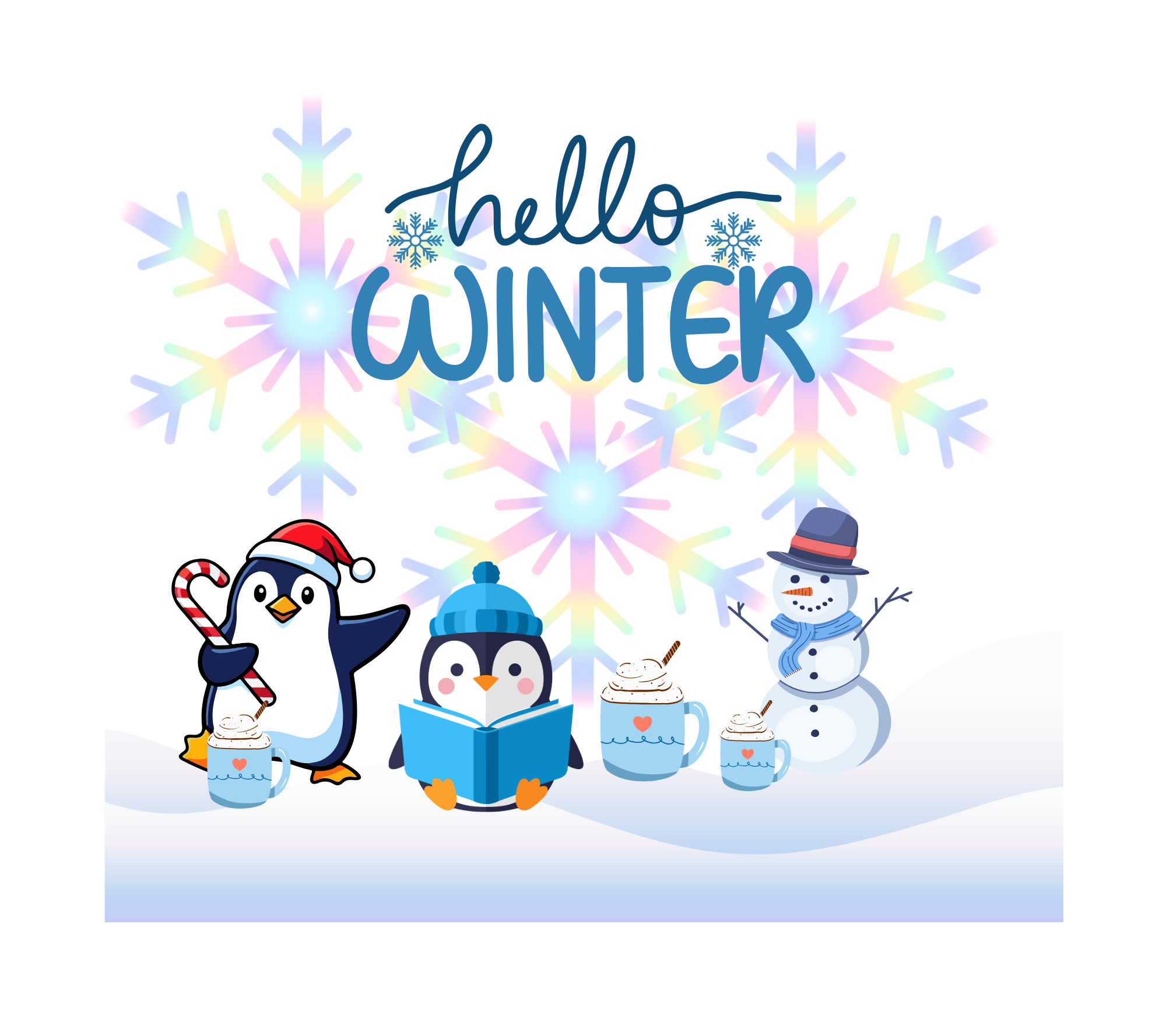 Hello Winter Stainless Steel Tumblers