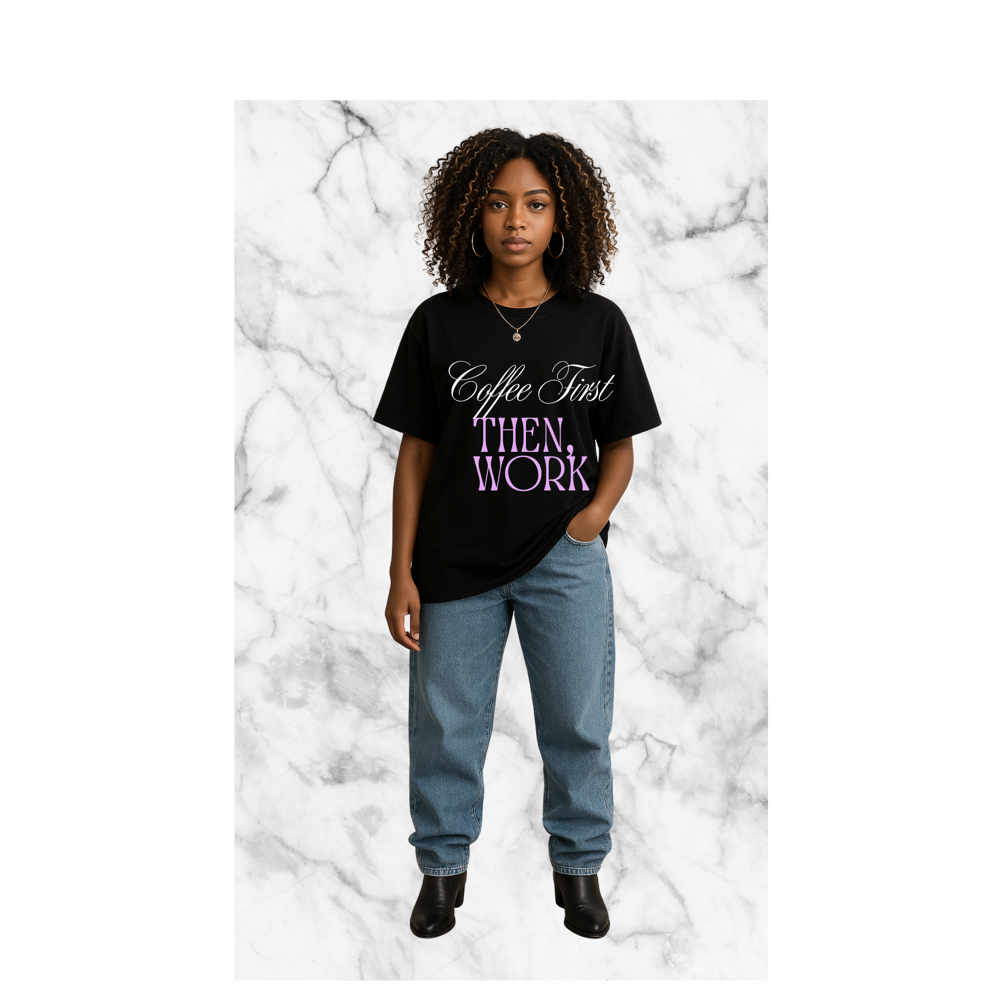 Coffee First Then Work T-shirt