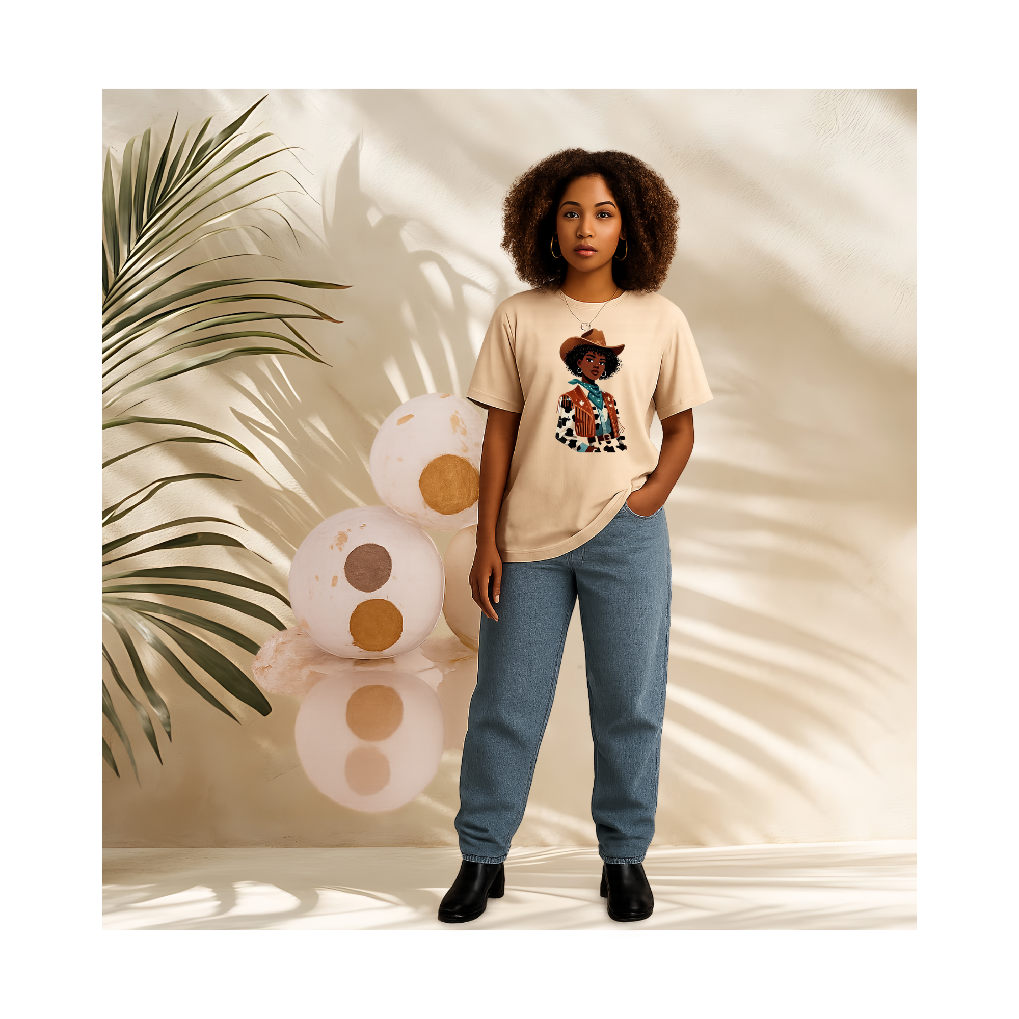 Boots on the Ground Graphic Print T-Shirt