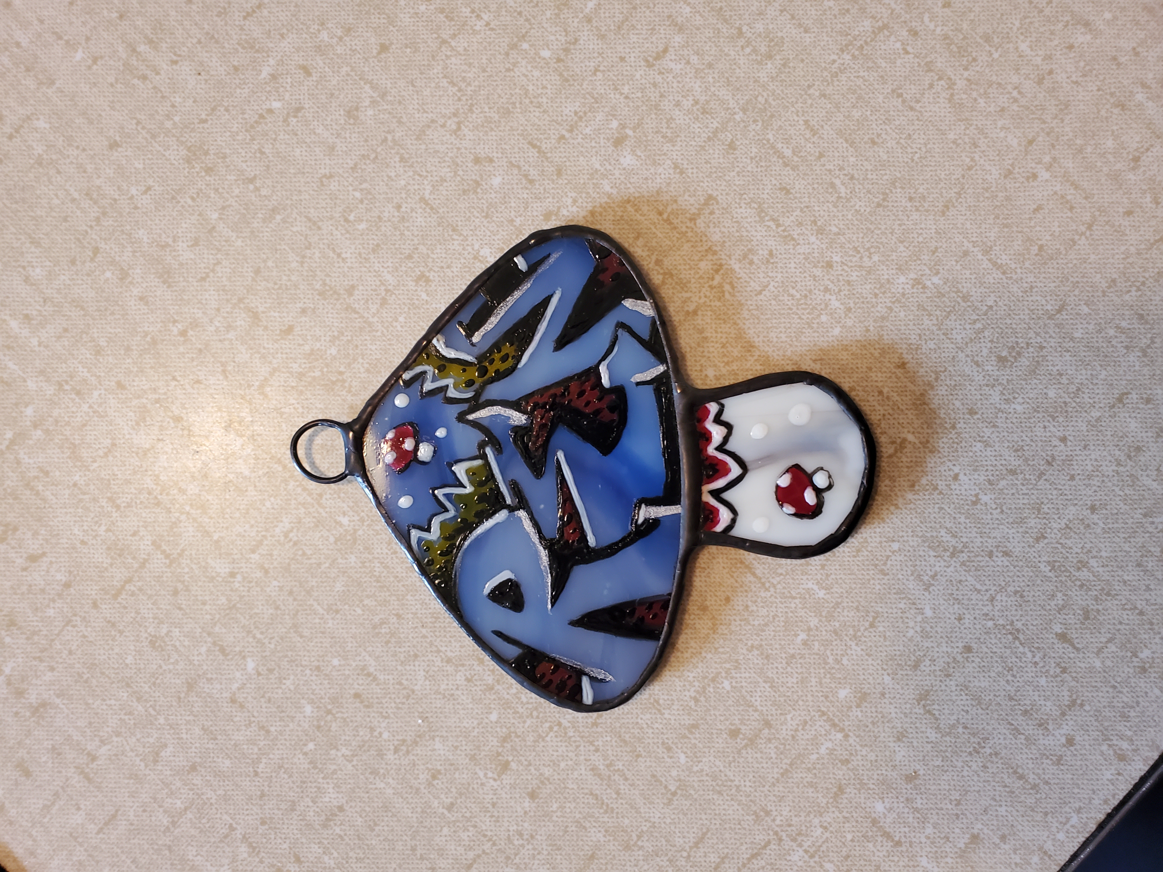 Custom Word Graffiti Mushroom Window Charm