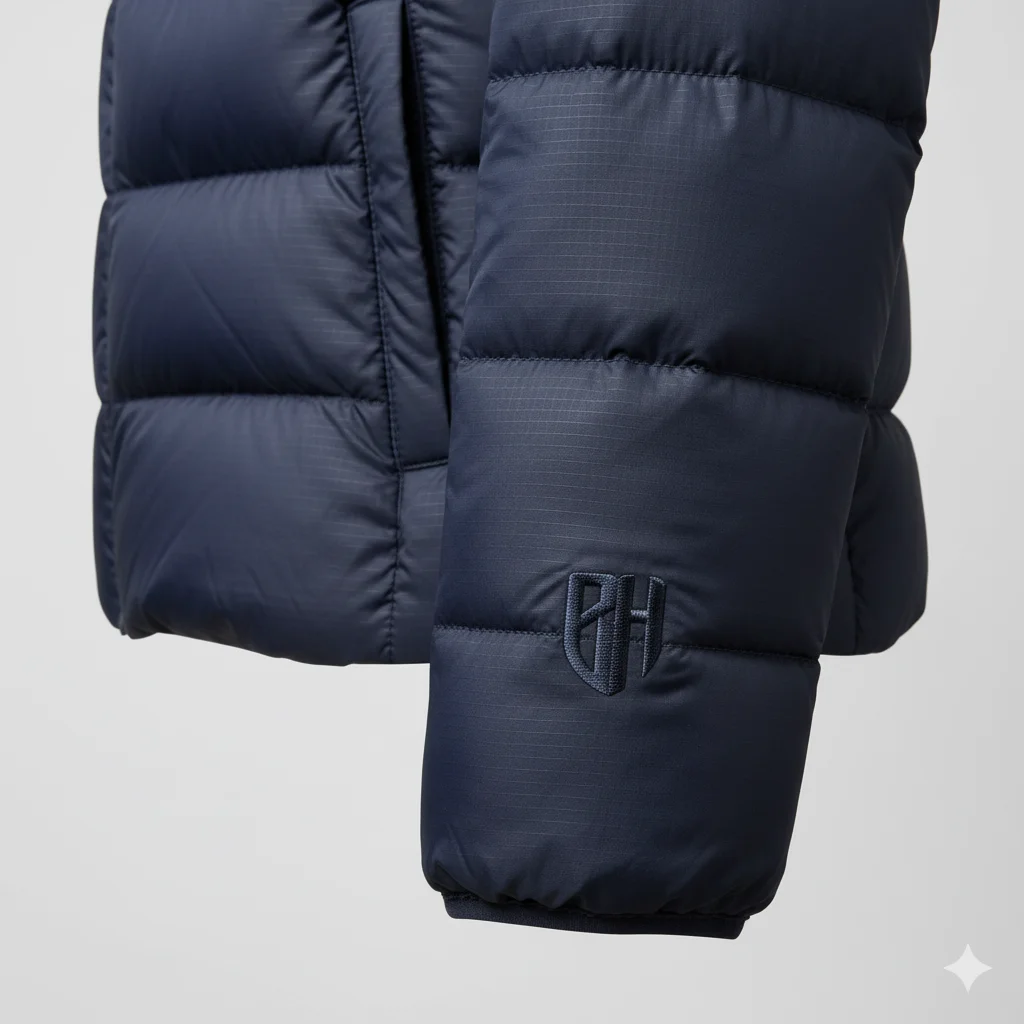 Navy Blue Puffer Jacket