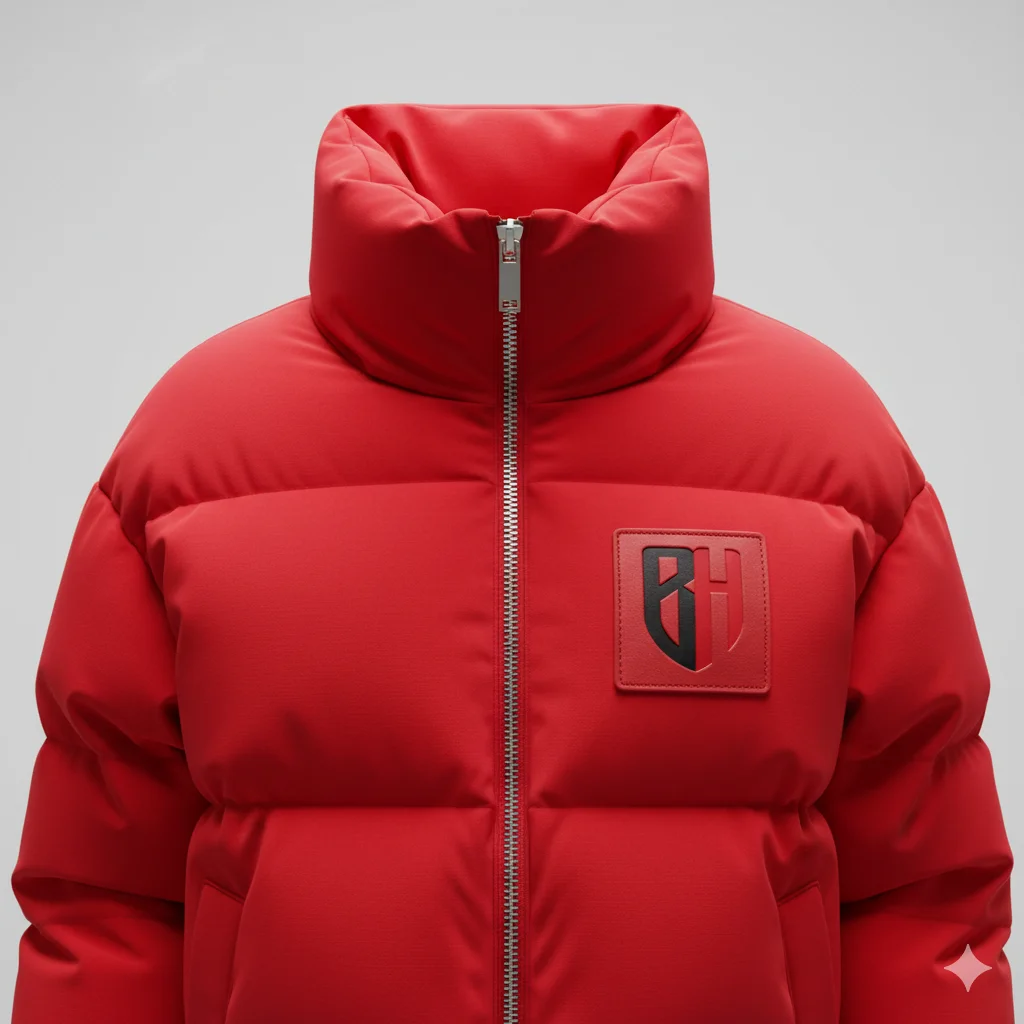 Red Puffer Jacket