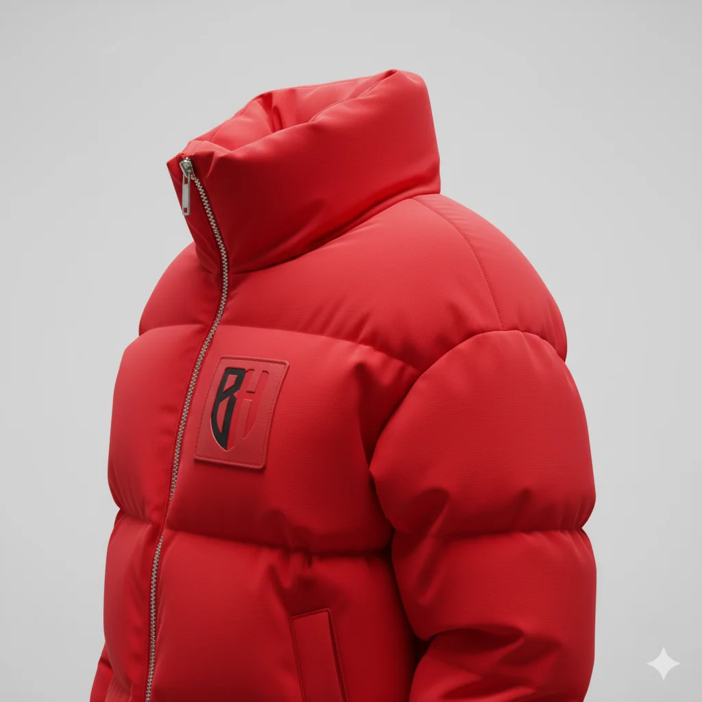 Red Puffer Jacket