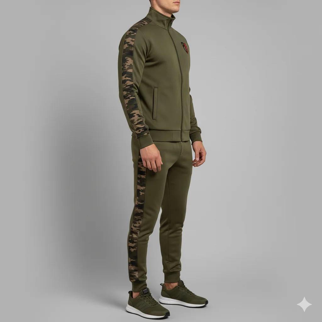 Men's Olive Green Tracksuit