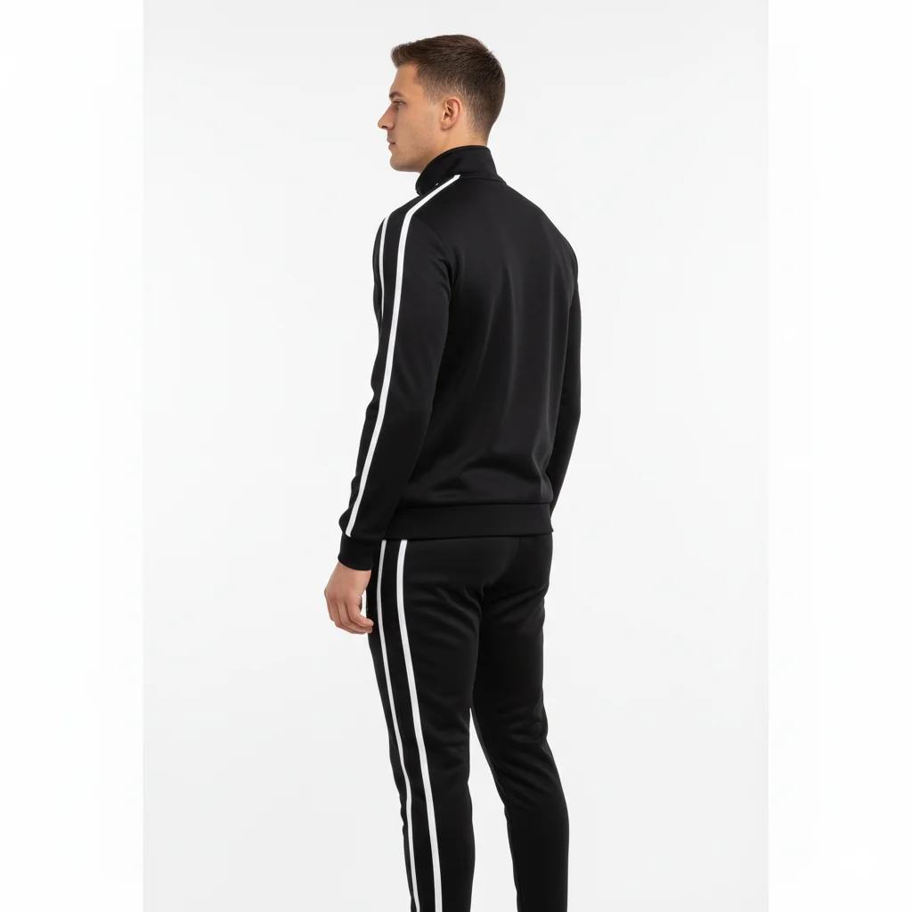 Black Sports Tracksuit
