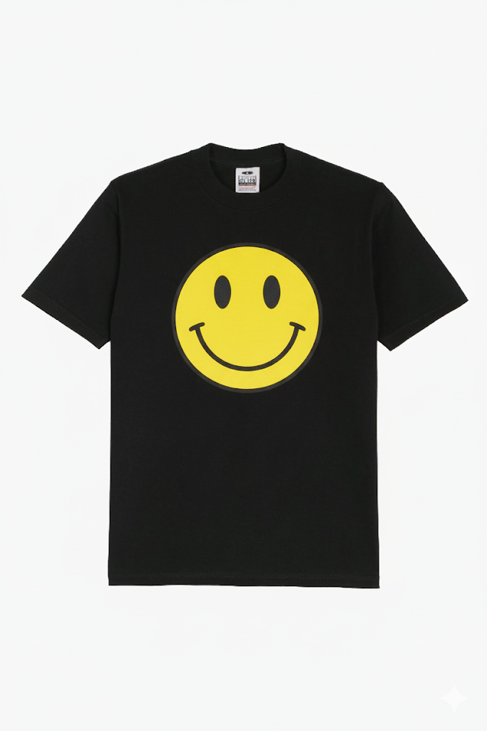 Camiseta con carita feliz