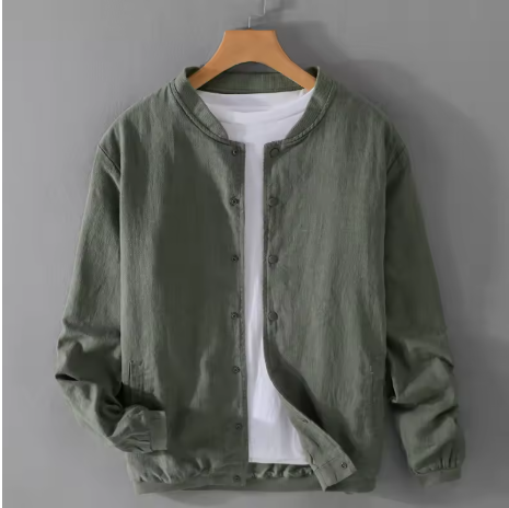 Men's Casual Green Jacket