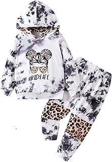 Kids Hooded Tie-Dye Tracksuit