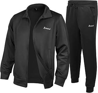 Men's Black Tracksuit Set