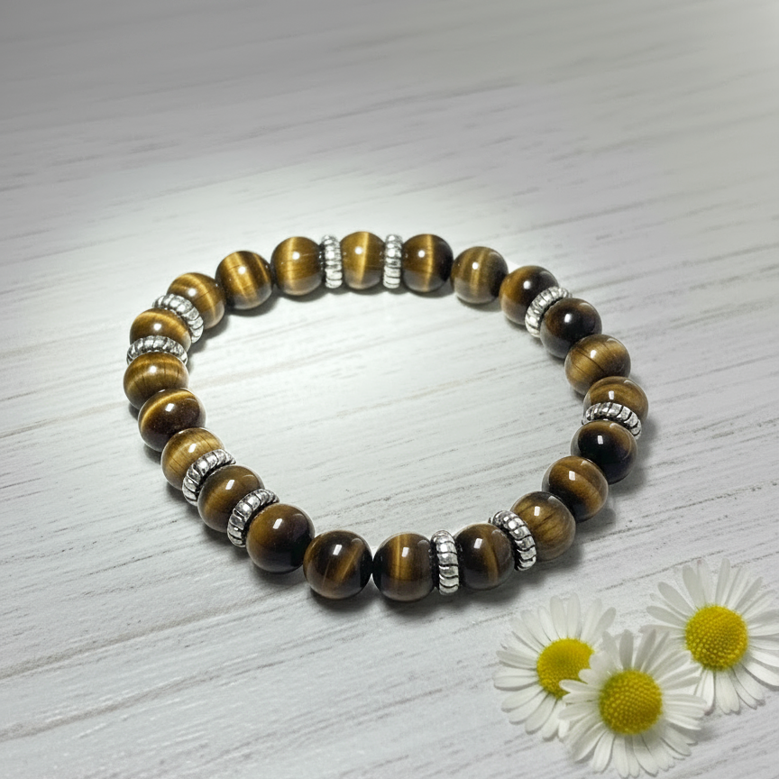 Tiger Eye Beaded Bracelet