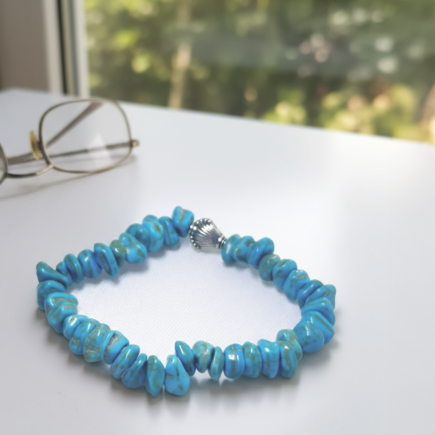 Turquoise Bead Bracelet