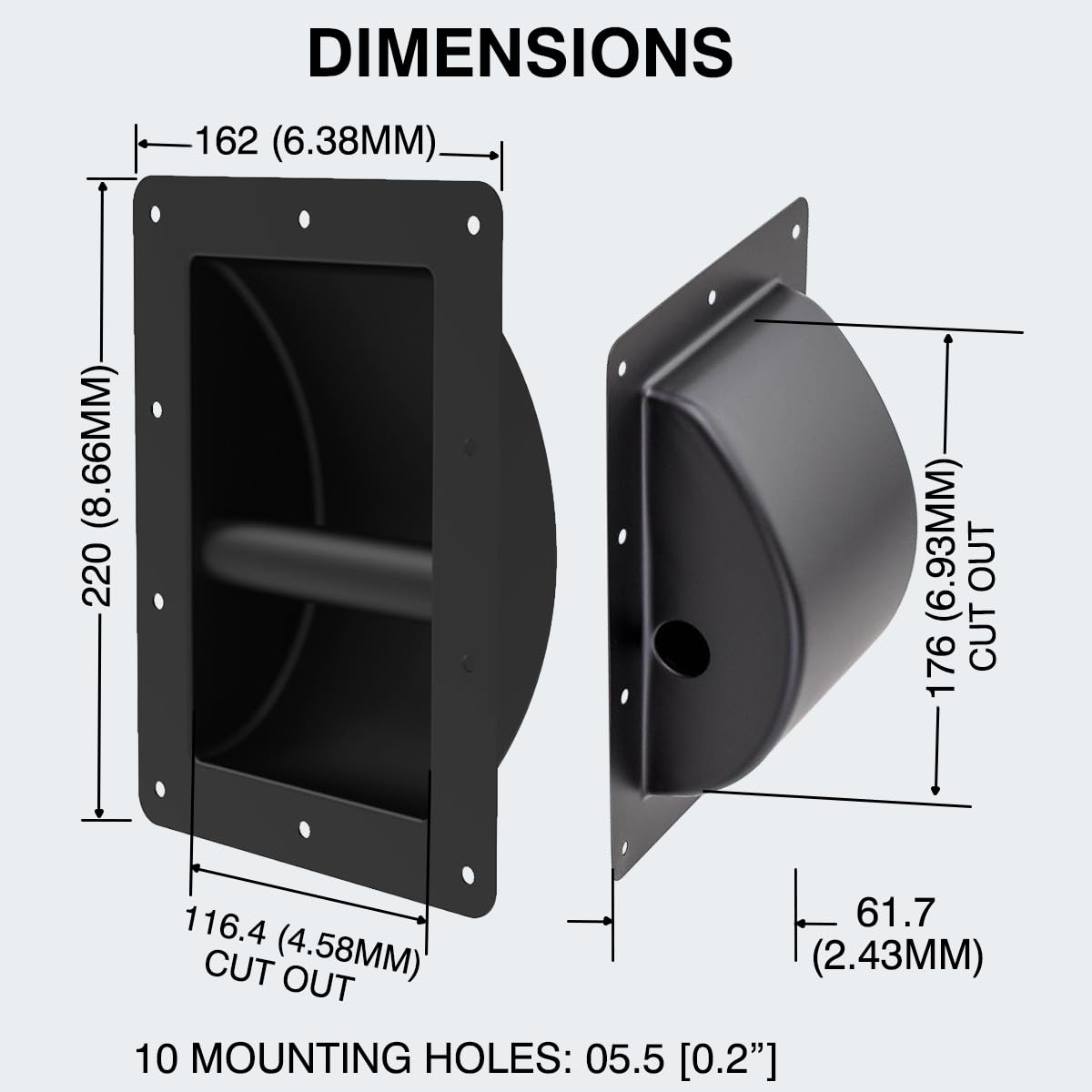 Lighttrack Hardware Medium Speaker Cabinet Handle
