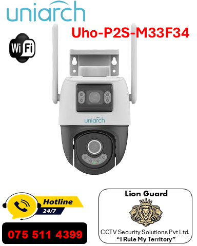 Uniarch Wifi Outdoor Dual Lens Camera - Uho-P2S-M33F34