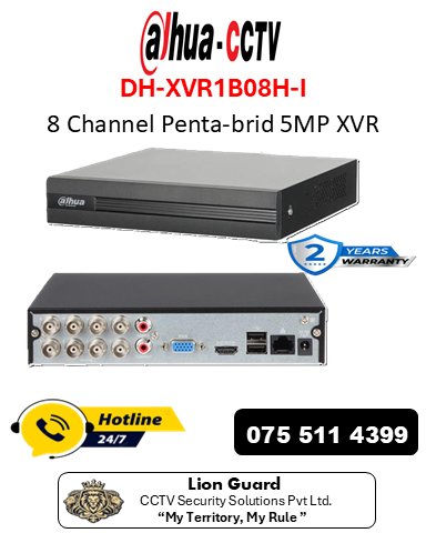 Dahua DH-XVR1B08H-I 8 Channel 5MP XVR
