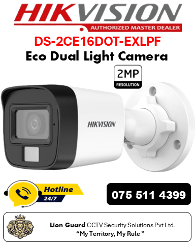 Hikvision DS-2CE16DOT-EXLPF Eco Dual Light Camera