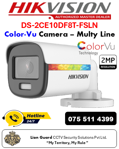 Hikvision DS-2CE10DF8T-FSLN ColorVu Camera