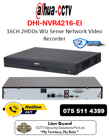 Dahua DHI-NVR4216-EI Network Video Recorder