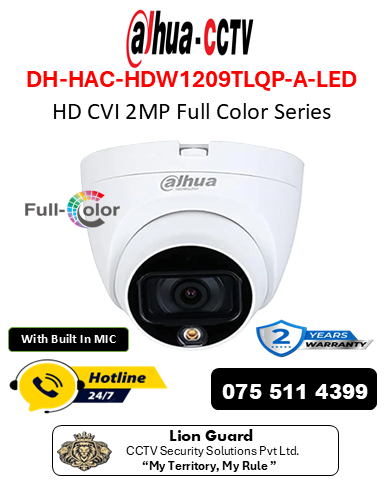 Dahua DH-HAC-HDW1209TLQP-A-LED CCTV Camera