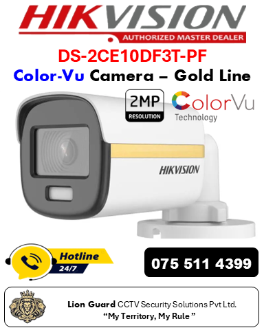Hikvision DS-2CE10DF3T-PF ColorVu Camera