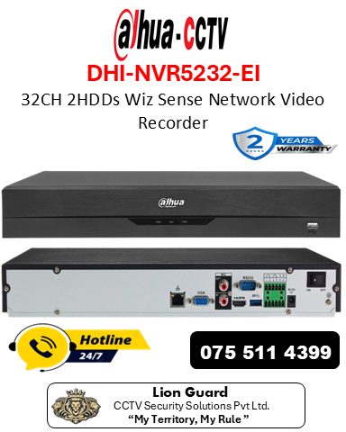 Dahua DHI-NVR5232-EI Network Video Recorder