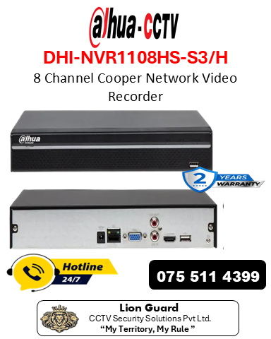 Dahua DHI-NVR1108HS-S3/H