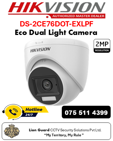 HIKVISION DS-2CE76DOT-EXLPF Eco Dual Light Camera